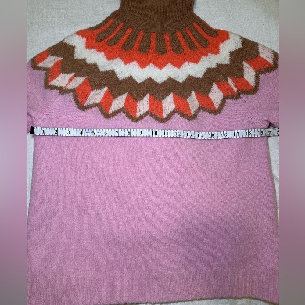 J Crew Super Soft Fair Isle Wool Sweater - Picture 6 of 13